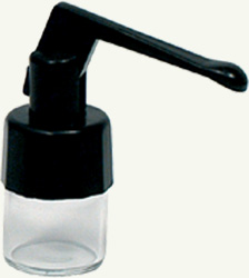 clear snort bottle